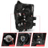 ANZO 2011-2016 Ford F250 Projector Headlights w/ Plank Style Switchback Black w/ Amber - Striker Modified