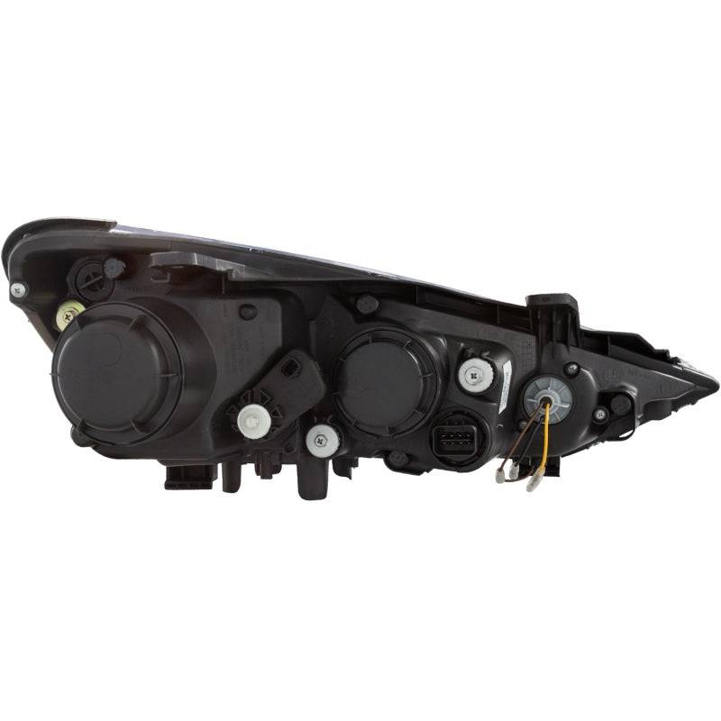 ANZO 2013-2015 Hyundai Genesis Projector Headlights w/ Plank Style Design Black (HID Compatible) - Striker Modified
