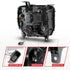 ANZO 2014-2015 Gmc Sierra 1500HD Projector Plank Style Headlight Black W/ Drl - Striker Modified