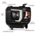 ANZO 2014-2015 Gmc Sierra 1500HD Projector Plank Style Headlight Black W/ Drl - Striker Modified