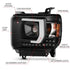 ANZO 2014-2015 Gmc Sierra 1500HD Projector Plank Style Headlight Black W/ Drl - Striker Modified