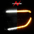 ANZO 2014-2017 Toyota Tundra LED Crystal Headlights w/ Switchback Black Housing w/ DRL - Striker Modified