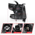 ANZO 2015-2020 Chevy Tahoe Projector Headlights Plank Style Black w/DRL - Striker Modified