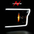 ANZO 2018-2019 Ford F-150 Projector Plank Style H.L. Black Amber (Without Switchback) - Striker Modified