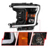 ANZO 2018-2019 Ford F-150 Projector Plank Style H.L. Black Amber (Without Switchback) - Striker Modified
