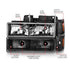 ANZO 88-98 Chevrolet C1500 Crystal Headlights Black - Striker Modified