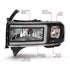 ANZO 94-02 Dodge RAM Crystal Headlight - w/ Light Bar Black Housing - Striker Modified