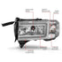 ANZO 94-02 Dodge RAM Crystal Headlight - w/ Light Bar Chrome Housing - Striker Modified