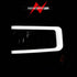 ANZO 99-04 Ford F250/F350/F450/Excursion (excl. 99) Crystal Headlights - w/ Light Bar Black Housing - Striker Modified