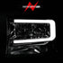 ANZO 99-04 Ford F250/F350/F450/Excursion (excl. 99) Crystal Headlights - w/ Light Bar Chrome Housing - Striker Modified