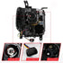 ANZO GMC SIERRA 1500 14-15 2500H/15-19 Projector Headlight Plank Style Black w/ Switchback (Halogen) - Striker Modified