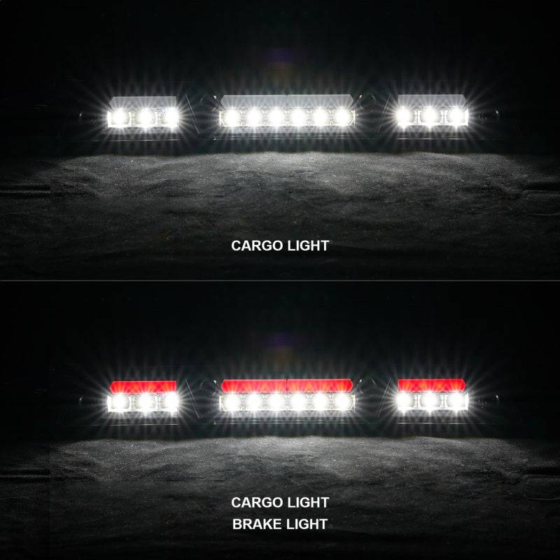 ANZO 15-20 Ford F-250 - F-550 LED Third Brake Light - Black Housing/Clear Lens - Striker Modified