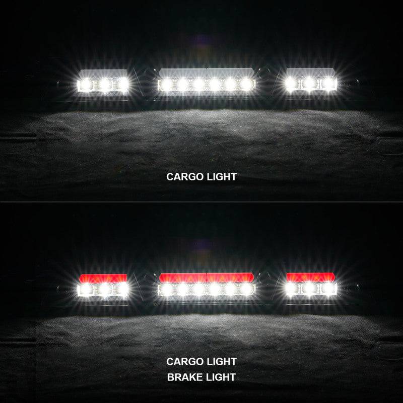 ANZO 15-20 Ford F-250 - F-550 LED Third Brake Light - Black Housing/Clear Lens - Striker Modified