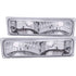 ANZO 1988-1998 Chevrolet C1500 Euro Parking Lights Chrome - Striker Modified