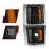 ANZO 1994-1998 Chevrolet Blazer Corner Lights Black Housing Clear Lens w/ Amber Reflector - Striker Modified