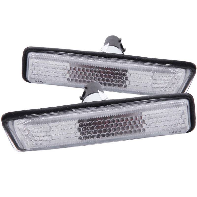 ANZO 1997-1998 BMW 3 Series Side Marker Lights Clear - Striker Modified