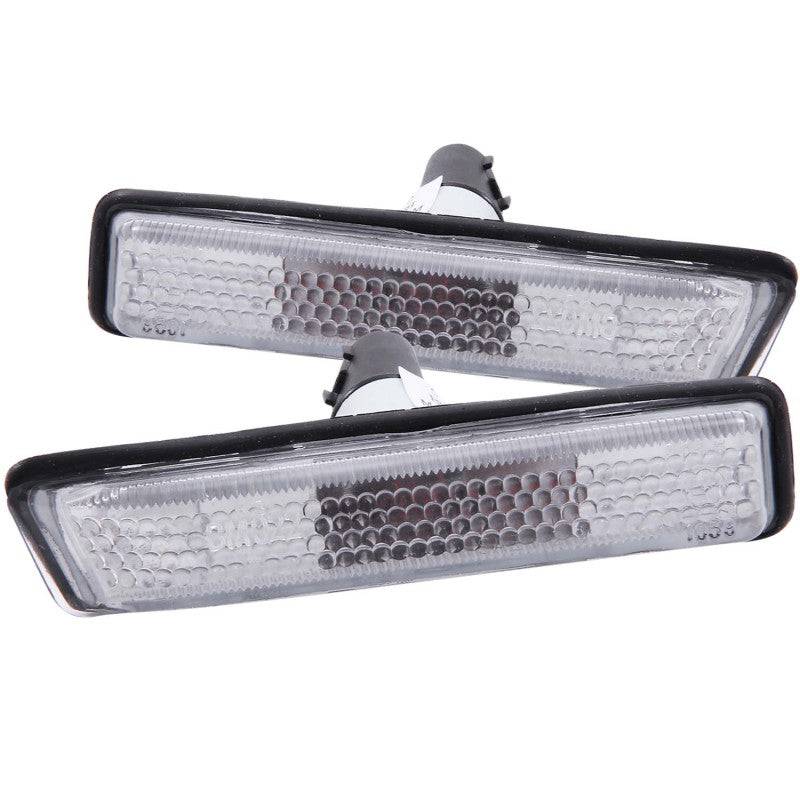 ANZO 1997-1998 BMW 3 Series Side Marker Lights Clear - Striker Modified