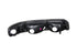 ANZO 1999-2002 Chevrolet Silverado 1500 Euro Parking Lights Black w/ Amber Reflector - Striker Modified