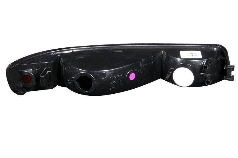 ANZO 1999-2006 Gmc Sierra 1500 Euro Parking Lights Black w/ Amber Reflector - Striker Modified