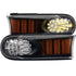 ANZO 2007-2013 Toyota Fj Cruiser LED Parking Lights Black w/ Amber Reflector - Striker Modified