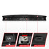 ANZO 2007-2014 Chevrolet Suburban 1500 LED 3rd Brake Light Black Housing Smoke Lens w/ Spoiler 1pc - Striker Modified