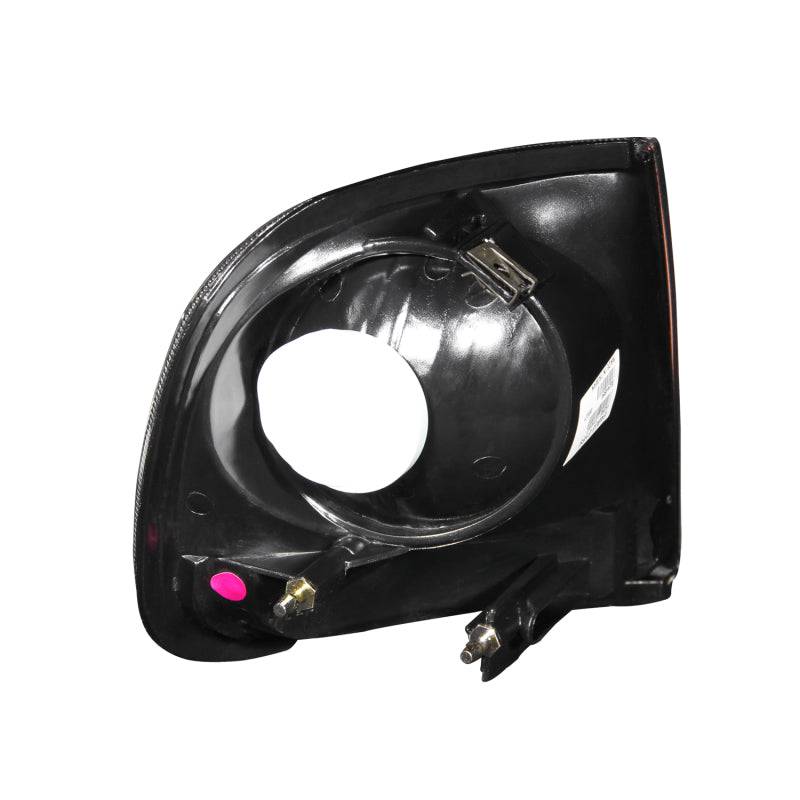 ANZO Corner Lights 1997-2003 Ford F-150 HARLEY DAVIDSON Style Corner Lights Black w/ Amber Reflector - Striker Modified
