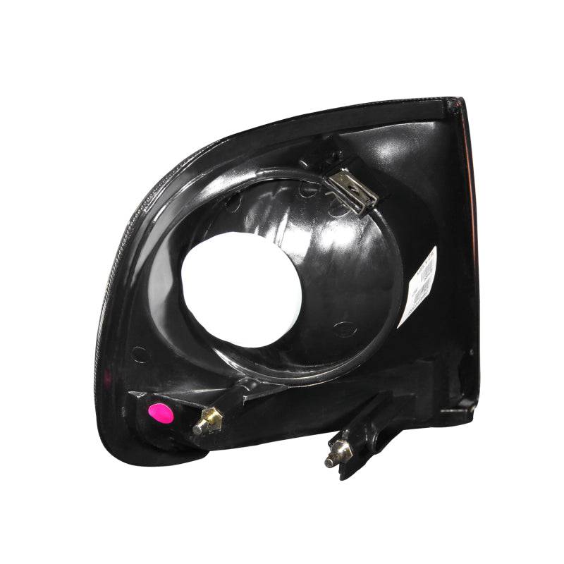 ANZO Corner Lights 1997-2003 Ford F-150 HARLEY DAVIDSON Style Corner Lights Black w/ Amber Reflector - Striker Modified