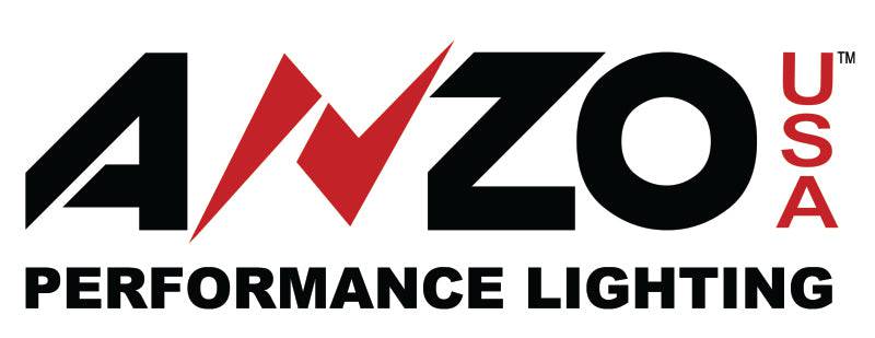ANZO LED Mirror Lights 2008-2015 Ford F-250 LED Mirror Lights Smoke w/ Amber LED - Striker Modified