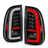 ANZO 00-06 Toyota Tundra LED Taillights w/ Light Bar Black Housing Clear Lens - Striker Modified