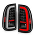 ANZO 00-06 Toyota Tundra LED Taillights w/ Light Bar Black Housing Clear Lens - Striker Modified