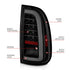 ANZO 00-06 Toyota Tundra (Std. Bed/Reg Cab) LED Taillights w/Light Bar Black Housing Smoke Lens - Striker Modified