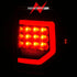 Anzo 07-11 Toyota Tundra Full LED Tailights Black Housing Clear Lens G2 (w/C Light Bars) - Striker Modified