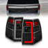 ANZO 07-17 Ford Expedition LED Taillights w/ Light Bar Black Housing Clear Lens - Striker Modified