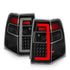 ANZO 07-17 Ford Expedition LED Taillights w/ Light Bar Black Housing Clear Lens - Striker Modified
