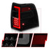 ANZO 07-17 Ford Expedition LED Taillights w/ Light Bar Black Housing Smoke Lens - Striker Modified