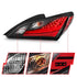 ANZO 10-13 Hyundai Genesis 2DR LED Taillights Smoke - Striker Modified