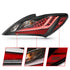 ANZO 10-13 Hyundai Genesis 2DR LED Taillights Smoke - Striker Modified