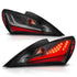 ANZO 10-13 Hyundai Genesis 2DR LED Taillights Smoke - Striker Modified