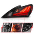 ANZO 10-13 Hyundai Genesis 2DR LED Taillights Smoke - Striker Modified