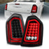 ANZO 11-14 Chrysler 300 LED Taillights Black w/ Sequential - Striker Modified