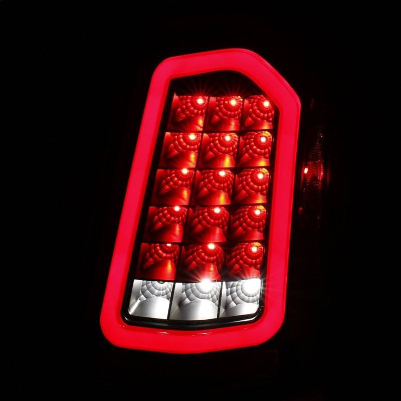 ANZO 11-14 Chrysler 300 LED Taillights Black w/ Sequential - Striker Modified