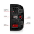 ANZO 15-19 Chevy Silverado 2500HD/3500HD (Factory Halogen Only) LED Tail Lights Black w/Clear Lens - Striker Modified