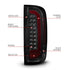 ANZO 15-21 Chevrolet Colorado Full LED Tail Lights w/ Red Lightbar Black Housing Smoke Lens - Striker Modified