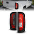 ANZO 15-21 GMC Canyon Full LED Taillights w/ Red Lightbar Black Housing/Clear Lens - Striker Modified