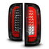 ANZO 15-21 GMC Canyon Full LED Taillights w/ Red Lightbar Black Housing/Clear Lens - Striker Modified