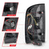ANZO 15-21 GMC Canyon Full LED Taillights w/ Red Lightbar Black Housing/Clear Lens - Striker Modified