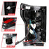 ANZO 18-19 Ford F-150 LED Taillight Black Housing Clear Lens Red Light Bar W/Sequential - Striker Modified