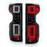 Anzo 19-21 Chevy Silverado Full LED Tailights Black Housing Clear Lens G2 (w/C Light Bars) - Striker Modified
