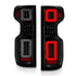 Anzo 19-21 Chevy Silverado Full LED Tailights Black Housing Smoke Lens G2 (w/C Light Bars) - Striker Modified