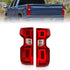 Anzo 19-21 Chevy Silverado Full LED Tailights Chrome Housing Red/Clear Lens G2 (w/C Light Bars) - Striker Modified